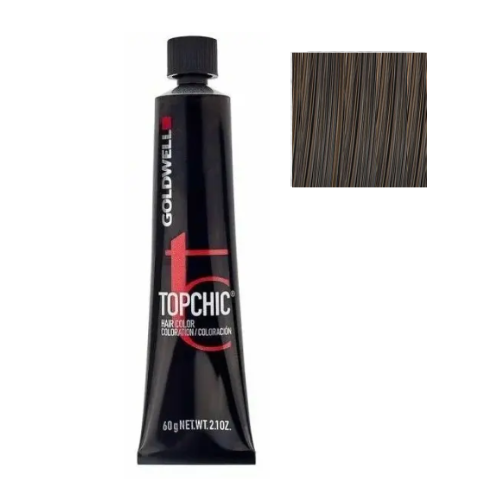Стойкая профессиональная краска для волос - Goldwell Topchic Hair Color Coloration 7NGP (Натуральный средний золотисто-перламутровый)